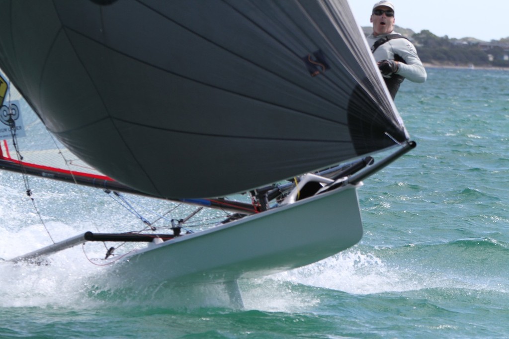 Richard Ekberg - Musto Performance Skiff Australian Championships 2012 &copy; Russell Bates
